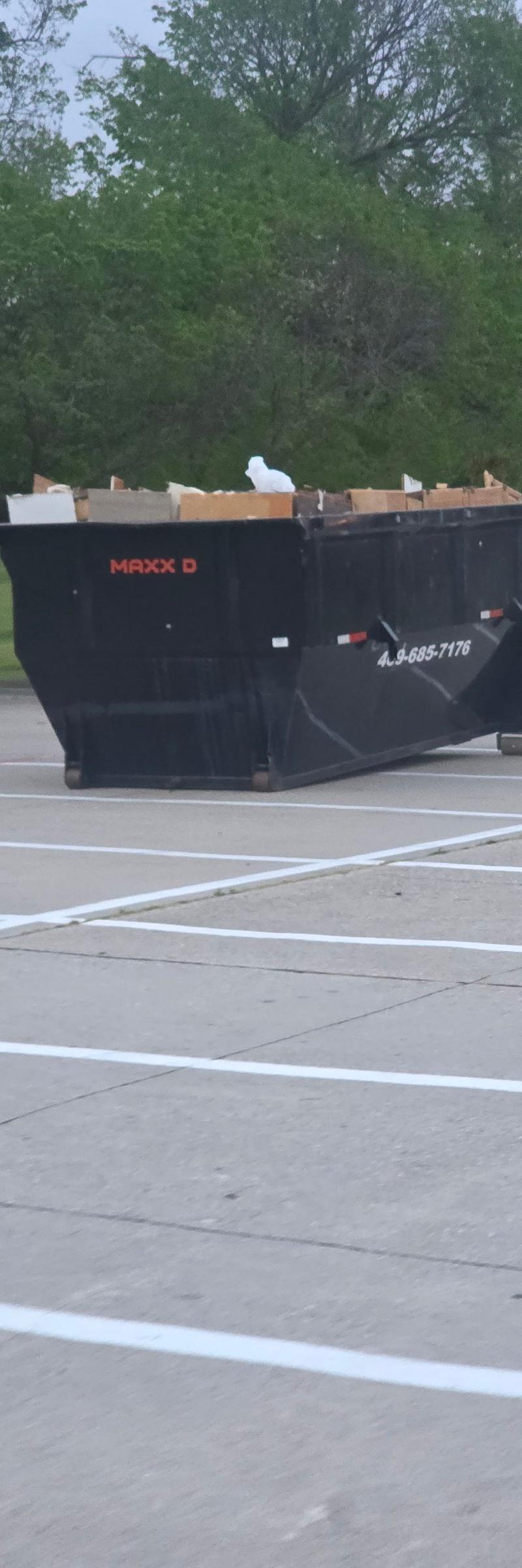 2020 Black 20 Yard Dumpster available for rent in Dallas, TX | RentThis