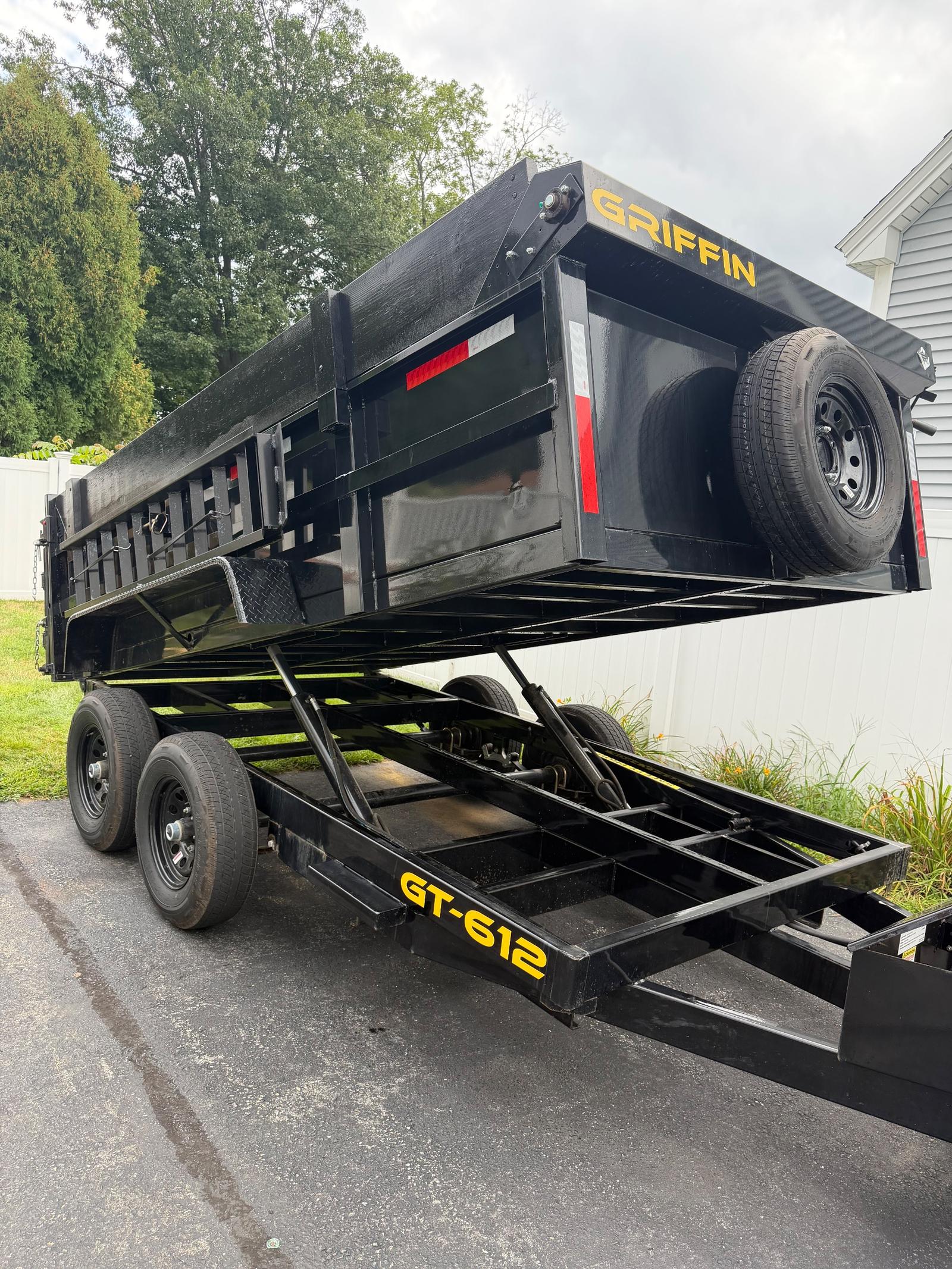 2025 Black Dump Trailer available for rent in Milford, MA | RentThis