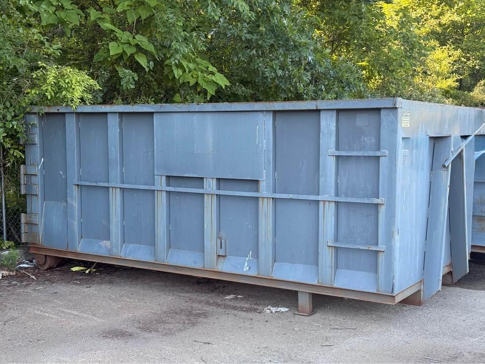 Gray 15 Yard Dumpster available for rent in Taunton, MA | RentThis