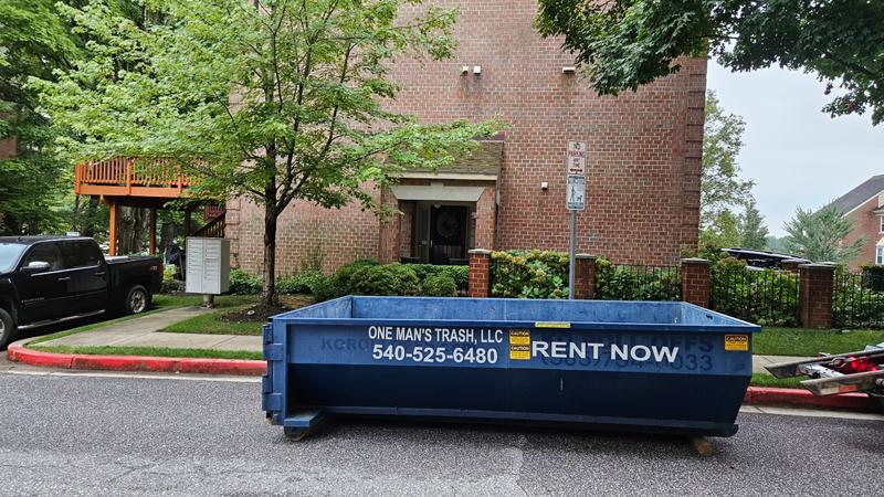 Blue 10 Yard Dumpster available for rent in Sykesville, MD | RentThis