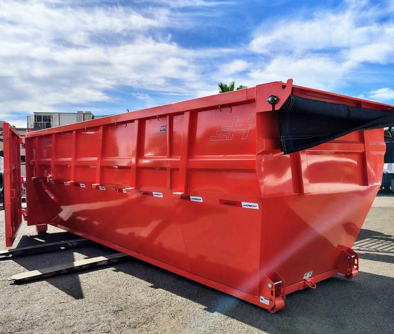 Red 20 Yard Dumpster available for rent in Salinas, CA | RentThis