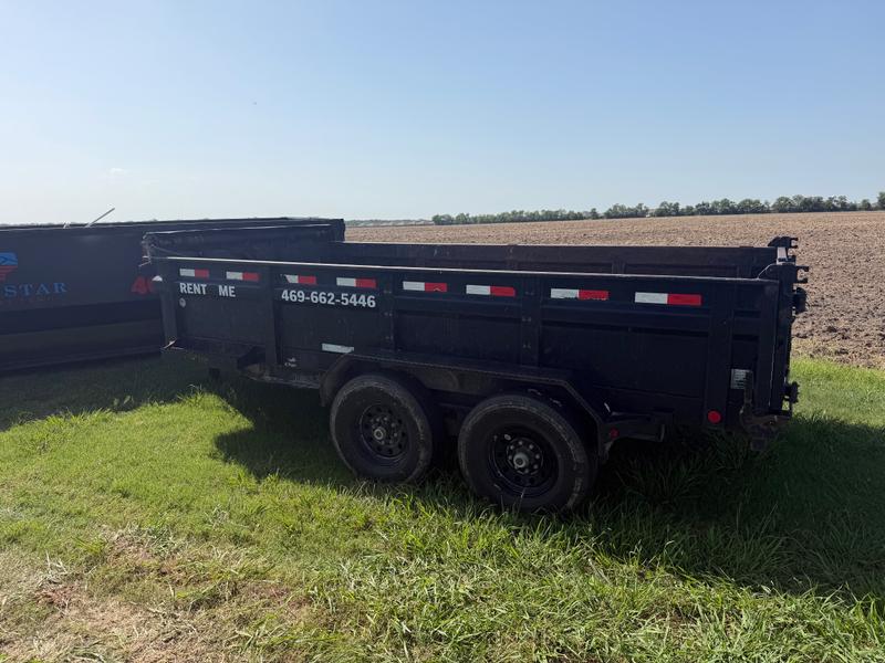 2019 Black 7 Yard Dump Trailer available for rent in Royse City, TX | RentThis