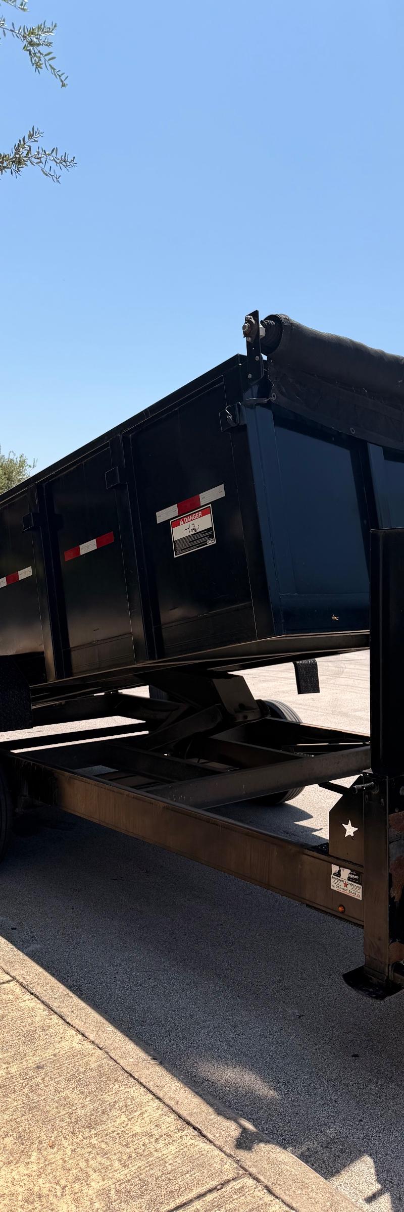 2021 Black Dump Trailer available for rent in San Antonio, TX | RentThis