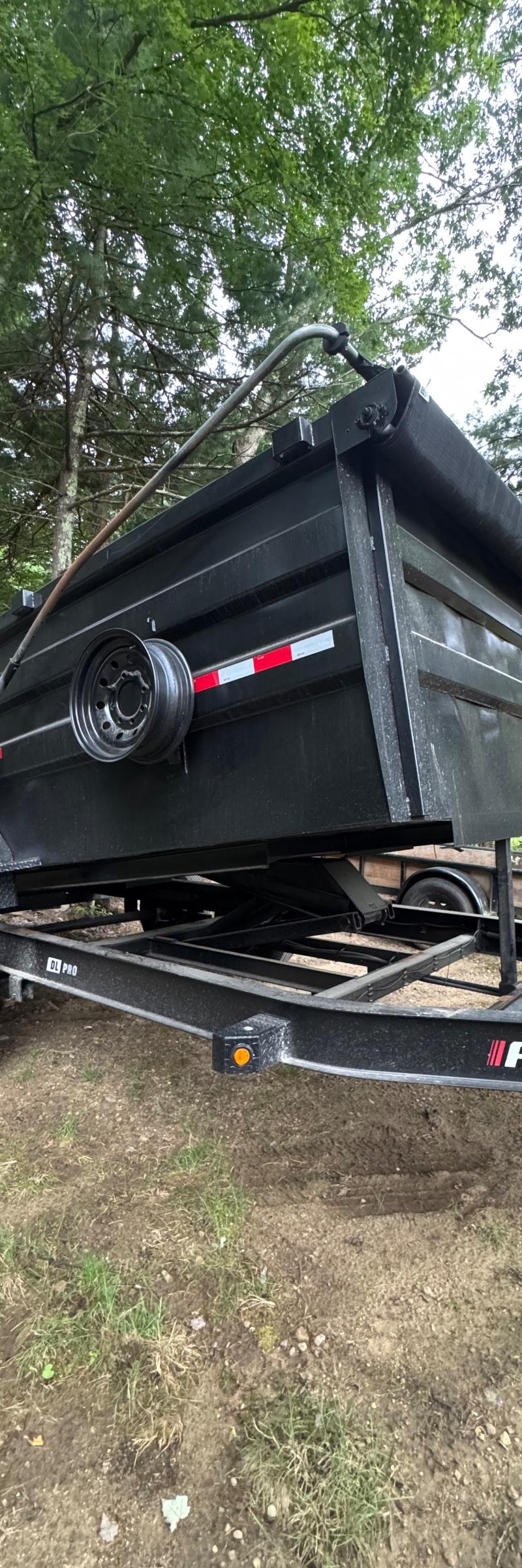 2022 Black Dump Trailer rental available for rent in Dartmouth, MA | RentThis