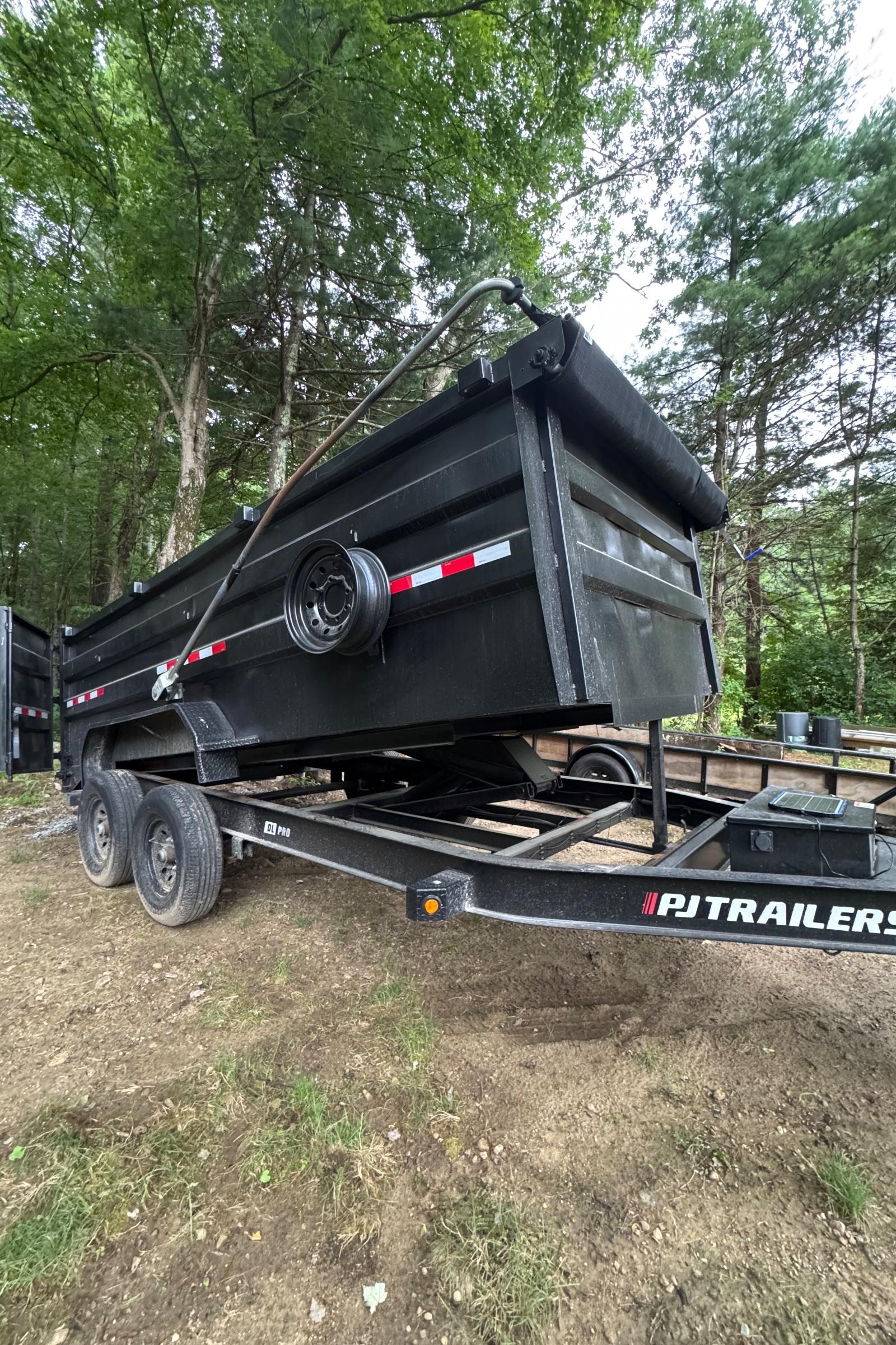 2022 Black Dump Trailer rental available for rent | RentThis