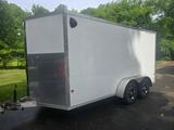 2019 White 7x14 Enclosed Cargo Trailer available for rent in Westfield, MA | RentThis - photo 2