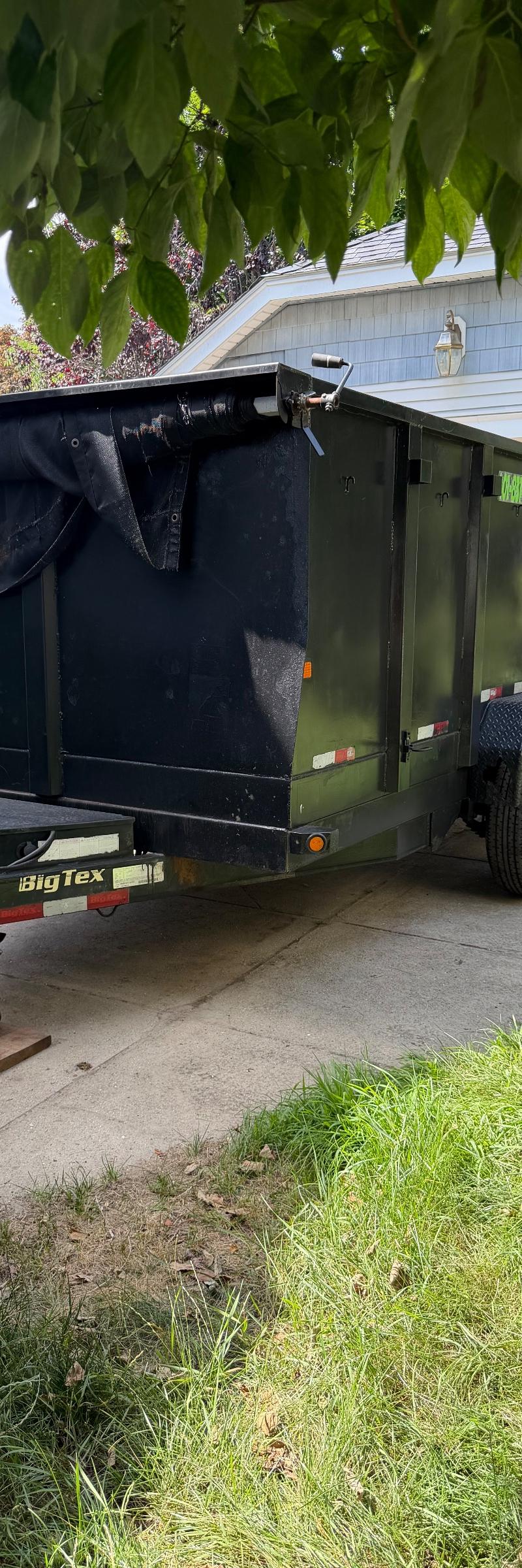 2017 Black Dump Trailer available for rent in Providence, RI | RentThis