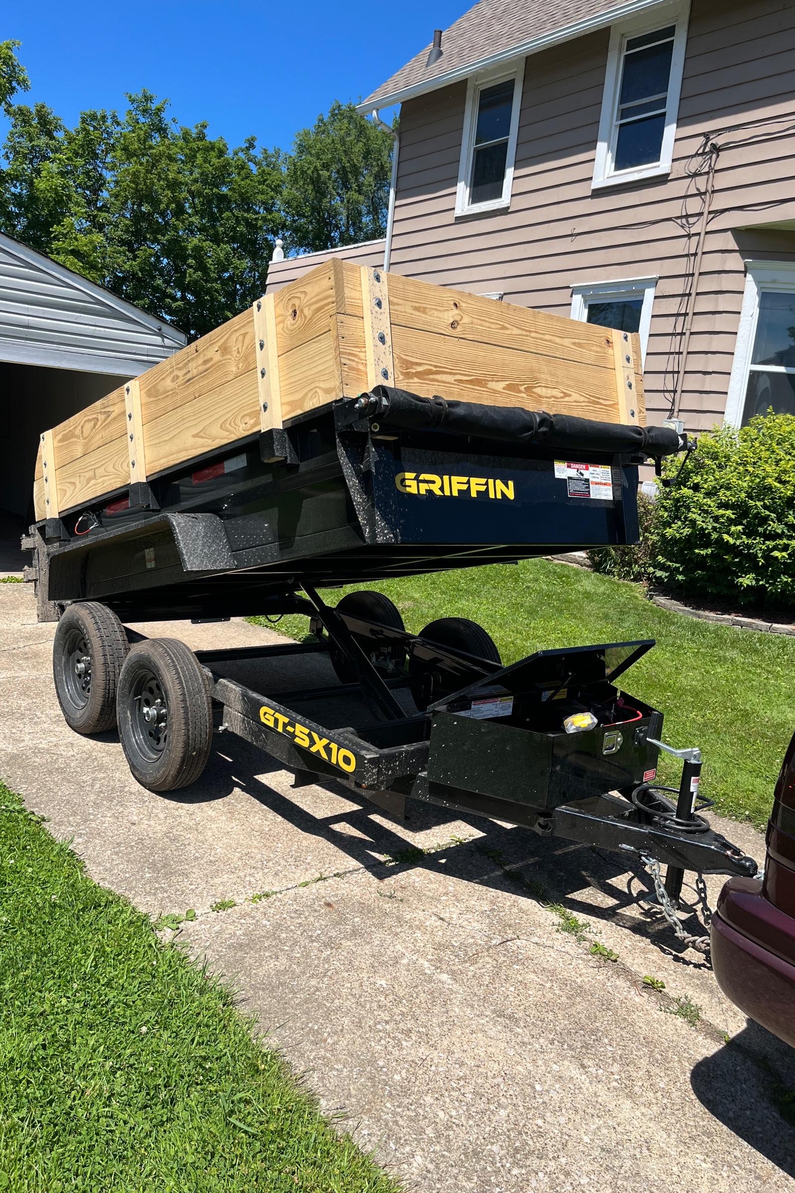 2024 Black 10 Yard Dumpster available for rent | RentThis