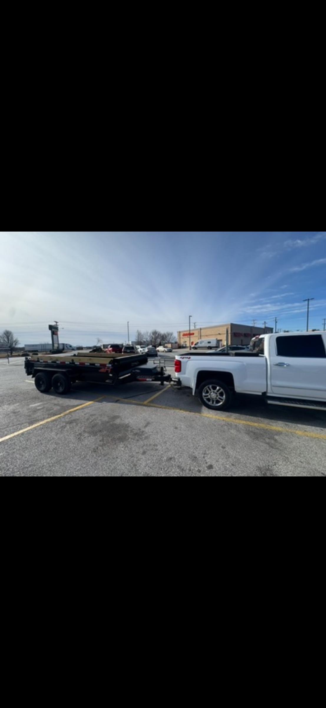 Black Dump Trailer available for rent in Rogers, AR | RentThis