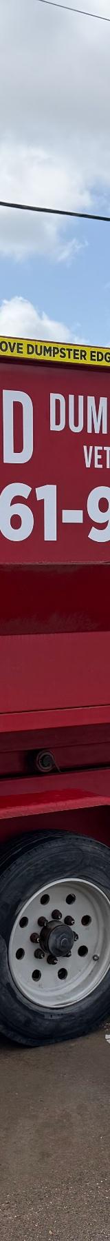 Red 17 yard dumpster available for rent | RentThis - photo 2