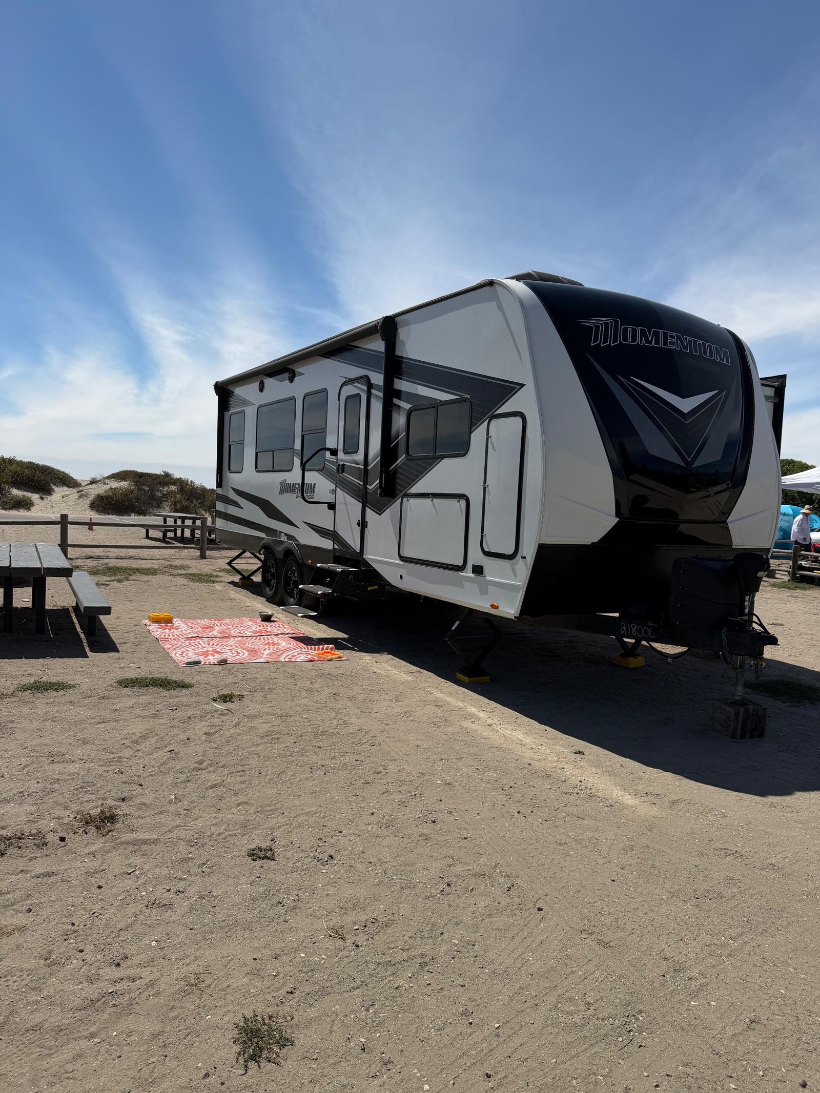 2022 White Grand Design Momentum 25G Toyhauler RV Trailer available for rent in Santa Maria, CA | RentThis