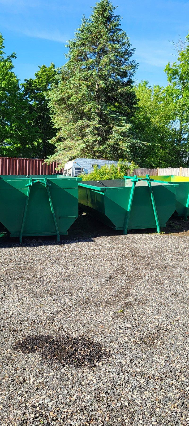 Green 20 Yard Dumpster available for rent in Taunton, MA | RentThis