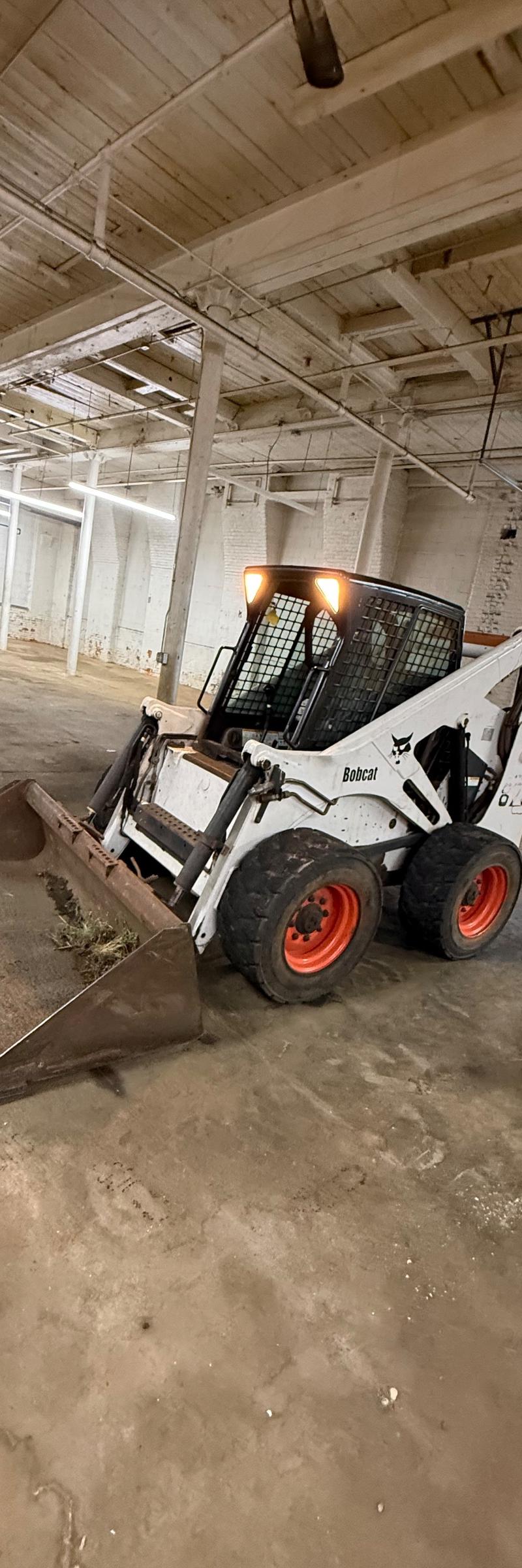 White Bobcat S650 Skid-Steer available for rent in Johnston, RI | RentThis