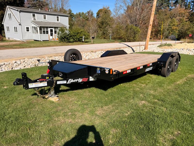 Black 7’x18’ Car Hauler available for rent in Concord, NH | RentThis