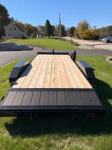 Black 7’x18’ Car Hauler  available for rent in Concord, NH | RentThis - photo 2