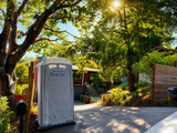 Gray Standard Porta Potty available for rent in Oakland, CA | RentThis - photo 4