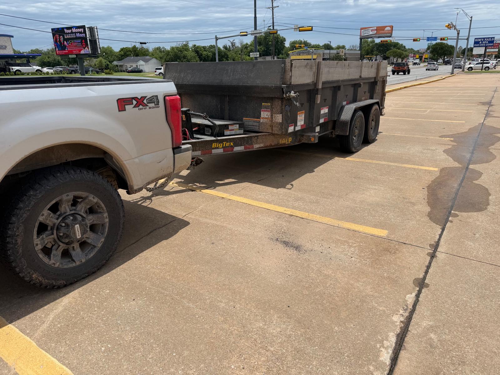 2020 Black Dump Trailer available for rent in Henrietta, TX | RentThis