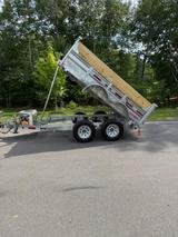 Silver 6’x10’ 10k Dump Trailer  available for rent in Concord, NH | RentThis - photo 4